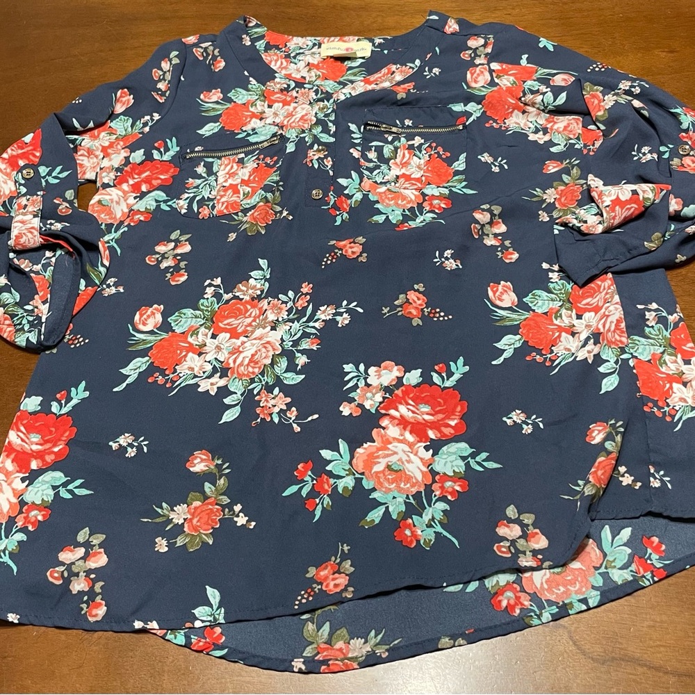 Flowery Shirt Size Large